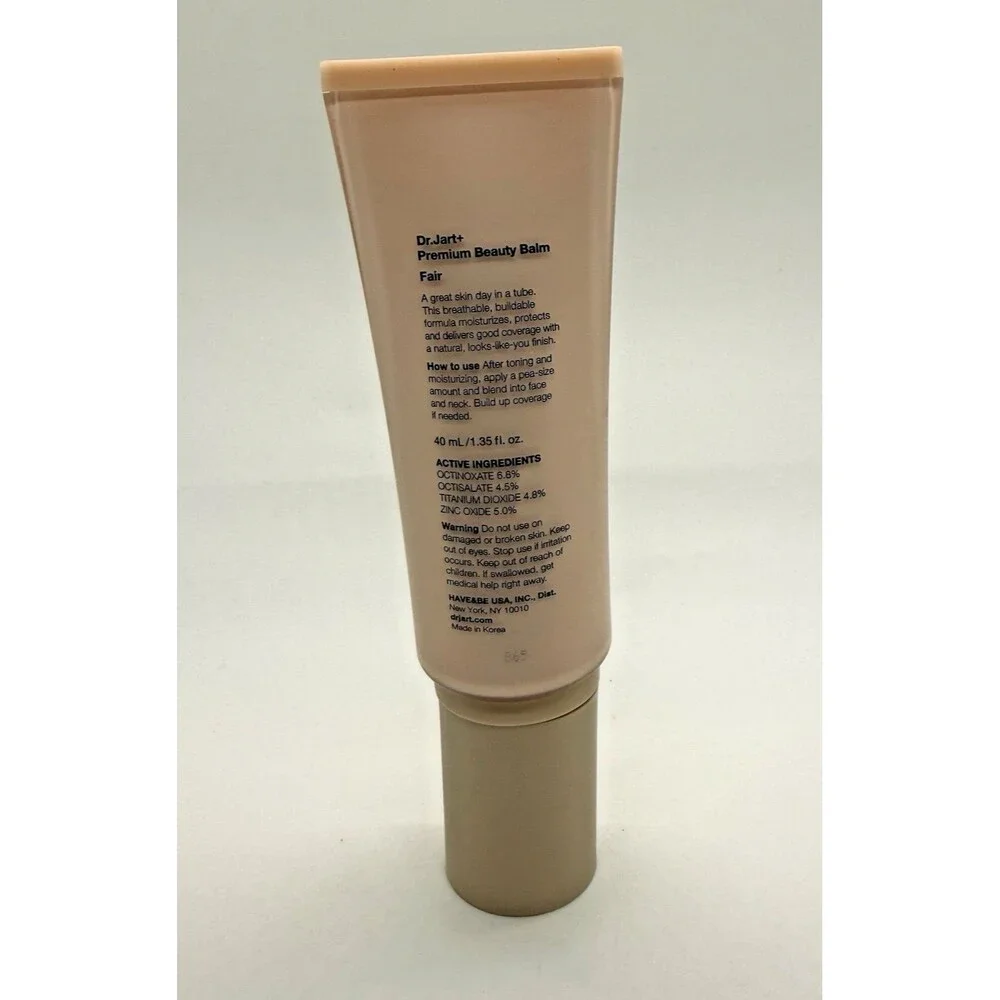 Dr. Jart+ BB Premium Beauty Balm Tinted Moisturizer Fair 40ml/1.35oz New NWOB